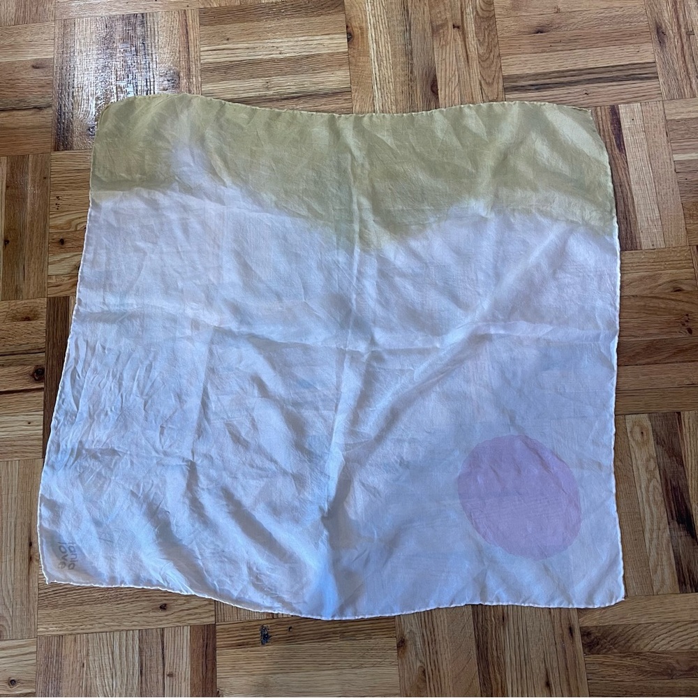 Handmade Silk Scarf Pink Tania Love